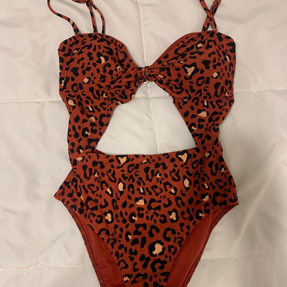 Aerie One Piece Cheetah Swimsuit